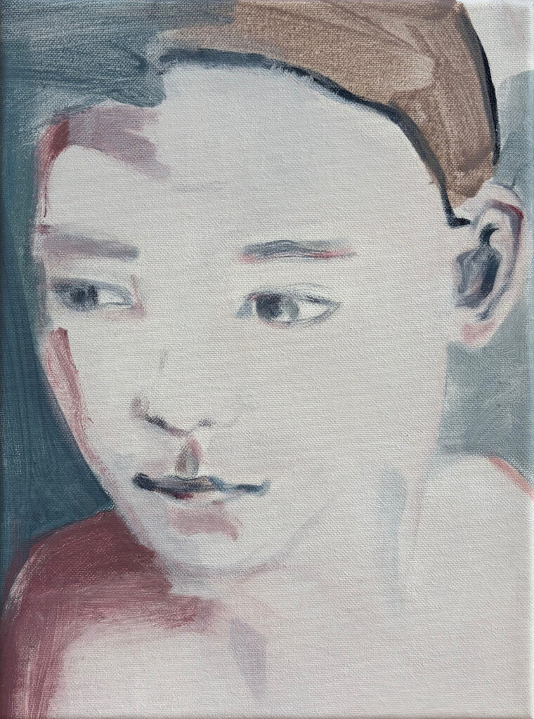 acrylics on canvas 31 x 23 cm